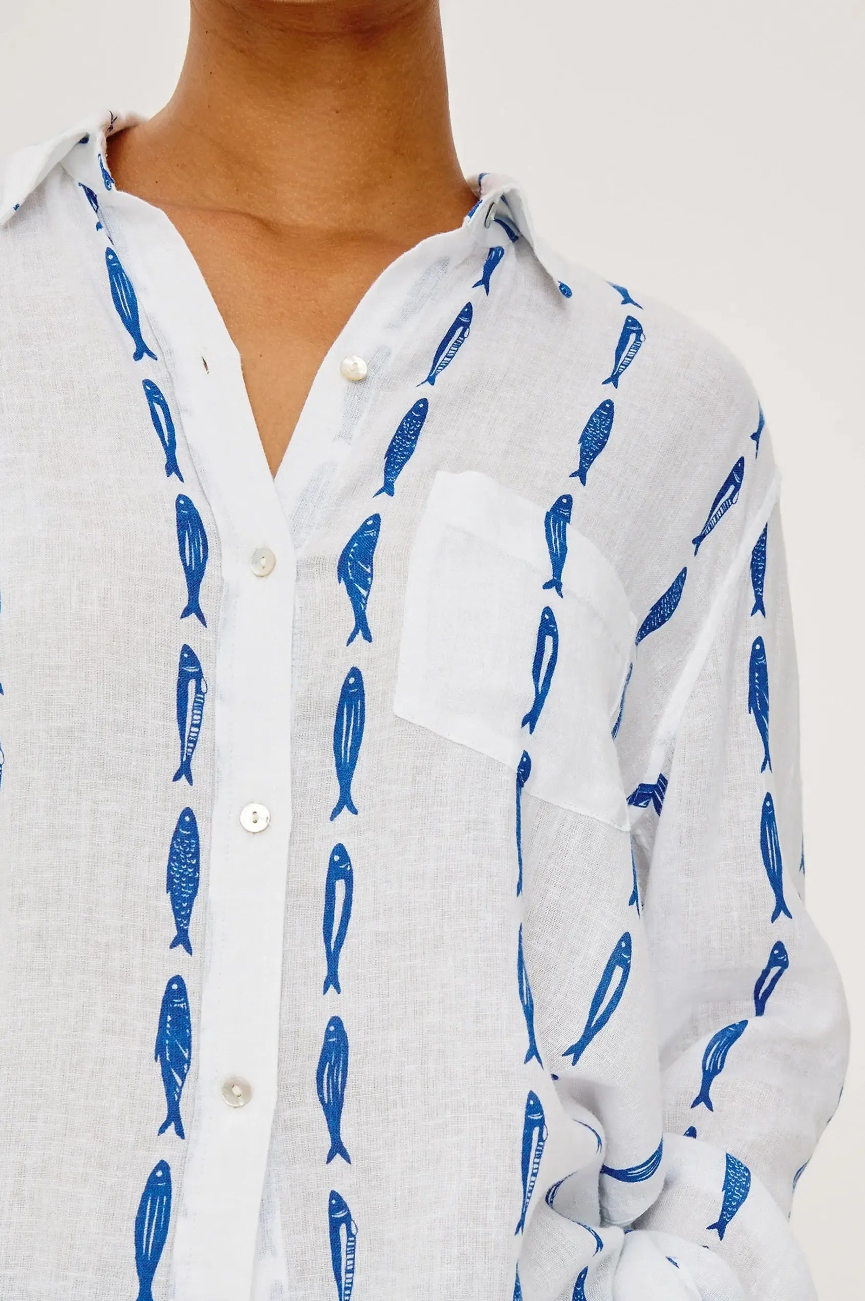 Rails Charli Shirt - Sardines-Hand In Pocket