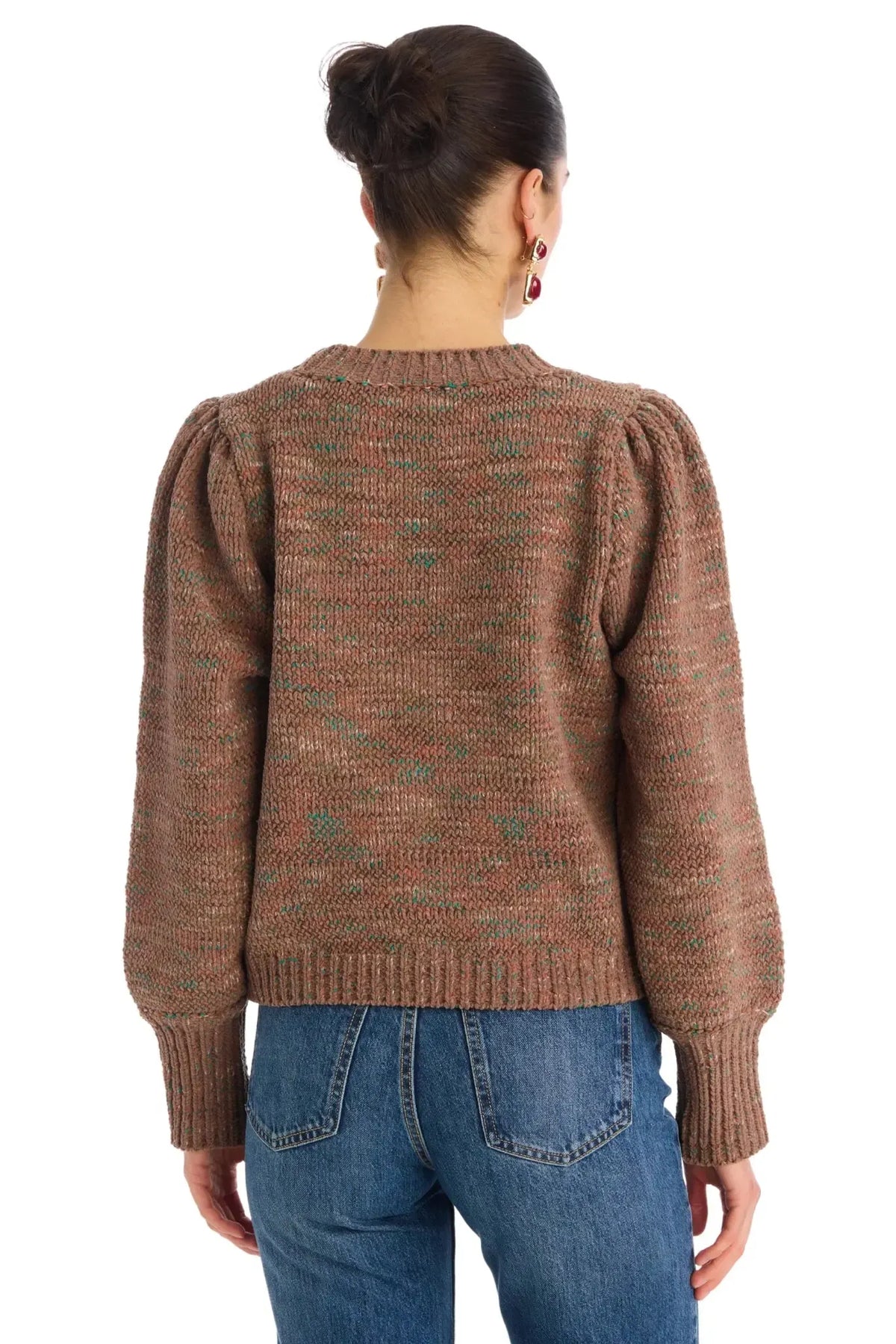 Allison Charlotte Sweater - Mocha-Hand In Pocket