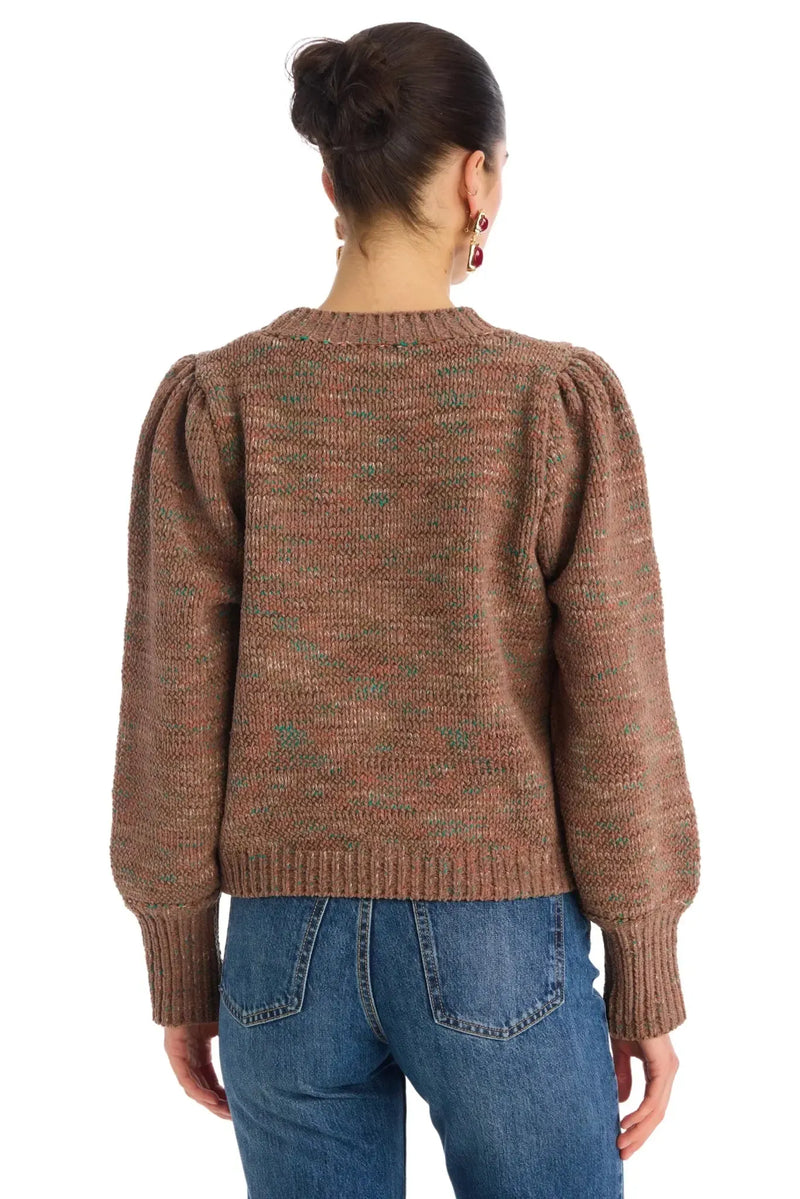 Allison Charlotte Sweater - Mocha-Hand In Pocket