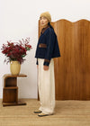 FRNCH Zola Jacket- Bleu Nuit-Hand In Pocket