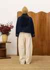 FRNCH Zola Jacket- Bleu Nuit-Hand In Pocket