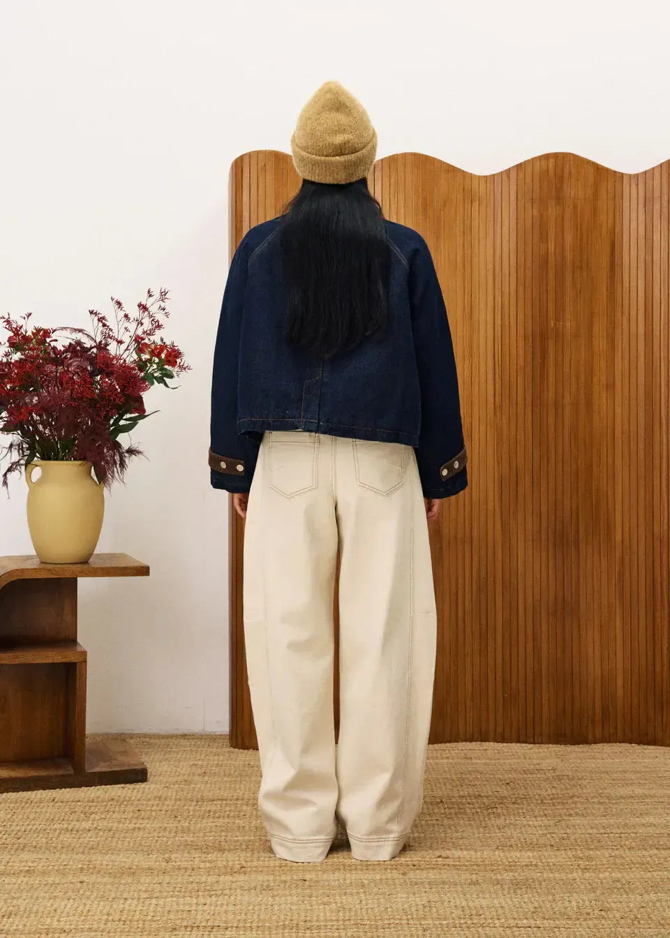 FRNCH Zola Jacket- Bleu Nuit-Hand In Pocket