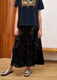 FRNCH Hebert Skirt- Noir-Hand In Pocket