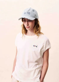 FRNCH Lindos T-Shirt - Blanc-Hand In Pocket