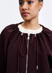 FRNCH Shosha Jacket - Bordeaux-Hand In Pocket