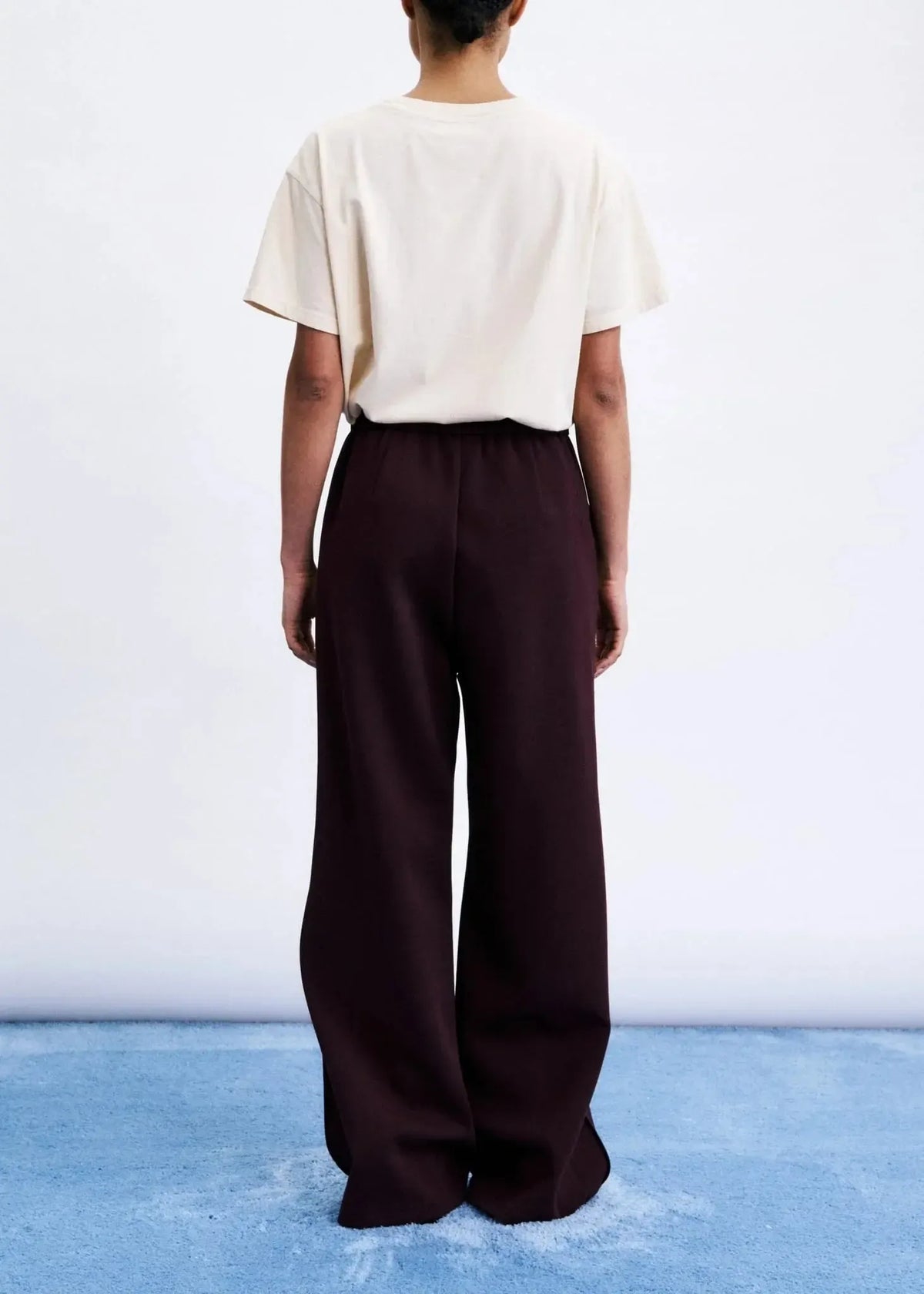 FRNCH Koya Pants - Bordeaux-Hand In Pocket