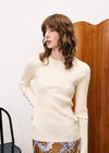 FRNCH Amaryllis Top- Creme-Hand In Pocket