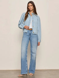 Sanctuary Charlotte Denim Jacket - Whisper-Hand In Pocket