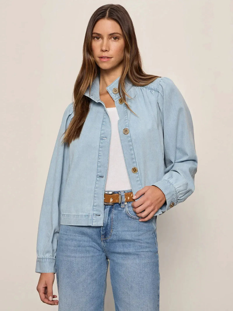 Sanctuary Charlotte Denim Jacket - Whisper-Hand In Pocket