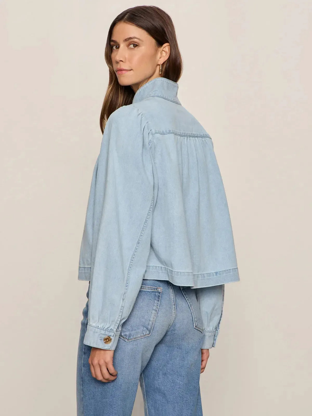 Sanctuary Charlotte Denim Jacket - Whisper-Hand In Pocket