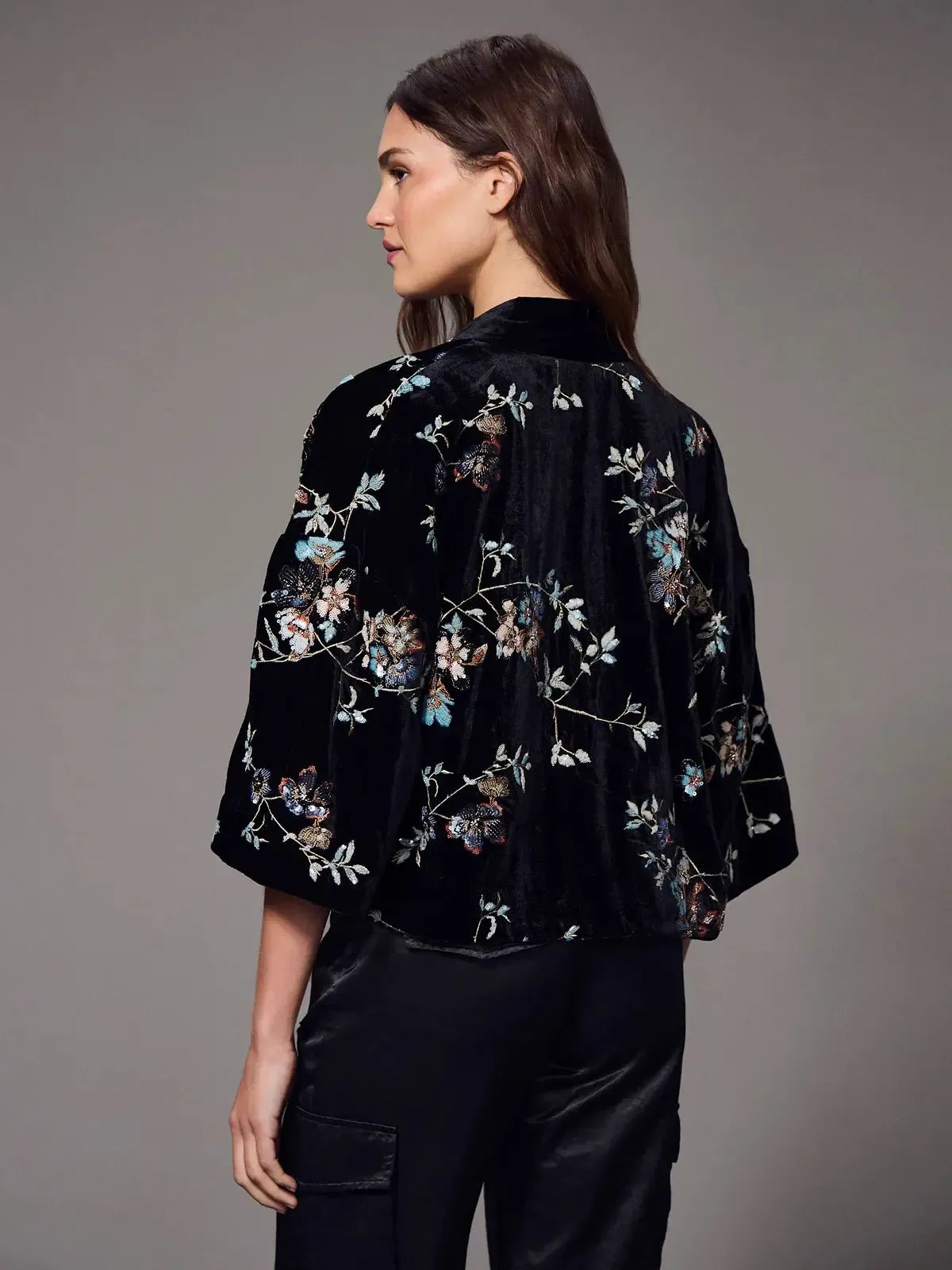 Sanctuary Scarlett Embellished Jacket - Moon Glow-Hand In Pocket