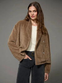 Sanctuary Remi Cozy Jacket - Macchiato-Hand In Pocket
