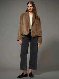 Sanctuary Remi Cozy Jacket - Macchiato-Hand In Pocket