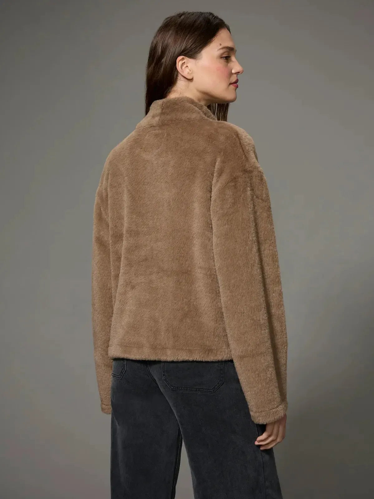 Sanctuary Remi Cozy Jacket - Macchiato-Hand In Pocket