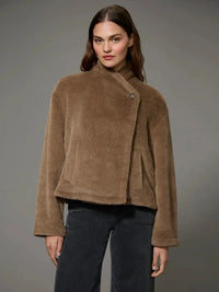 Sanctuary Remi Cozy Jacket - Macchiato-Hand In Pocket