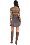 Allison Maddix Mini Skirt - Charcoal-Hand In Pocket