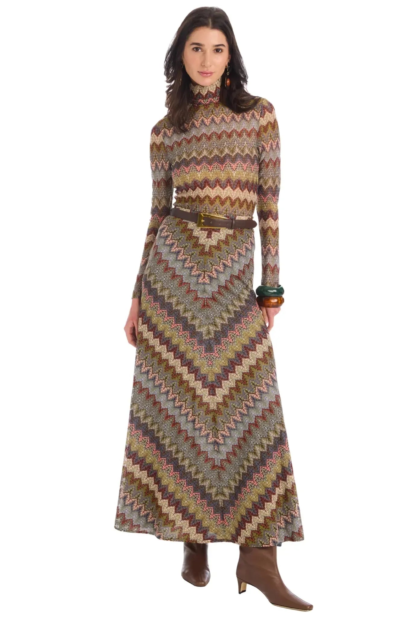 Allison Olive Skirt - Olive-Hand In Pocket