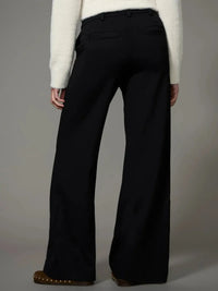 Sanctuary Marks Ponte Trouser - Black-Hand In Pocket