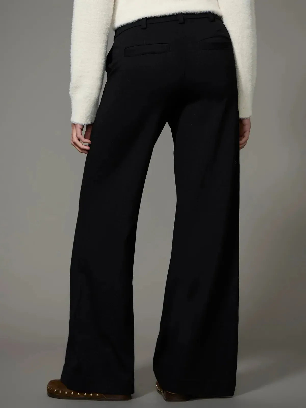 Sanctuary Marks Ponte Trouser - Black-Hand In Pocket