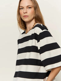 Sanctuary Belle Tee - Chalk/Black-Hand In Pocket