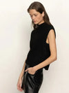 Sanctuary City Sweater Shell - Black