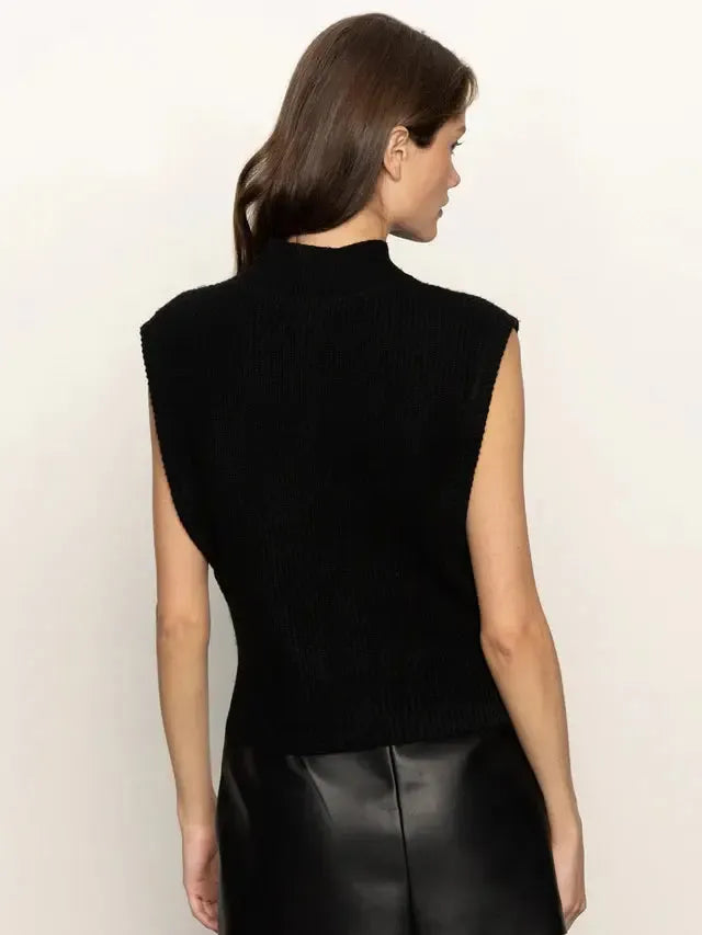 Sanctuary City Sweater Shell - Black