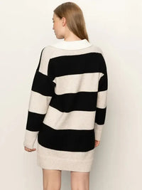 Sanctuary Polo Striped Dress - Heather Pearl