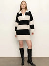 Sanctuary Polo Striped Dress - Heather Pearl