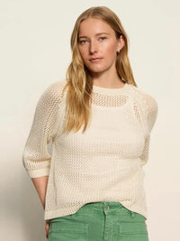 Sanctuary Metallic Sweater Tee - Collagen-Hand In Pocket