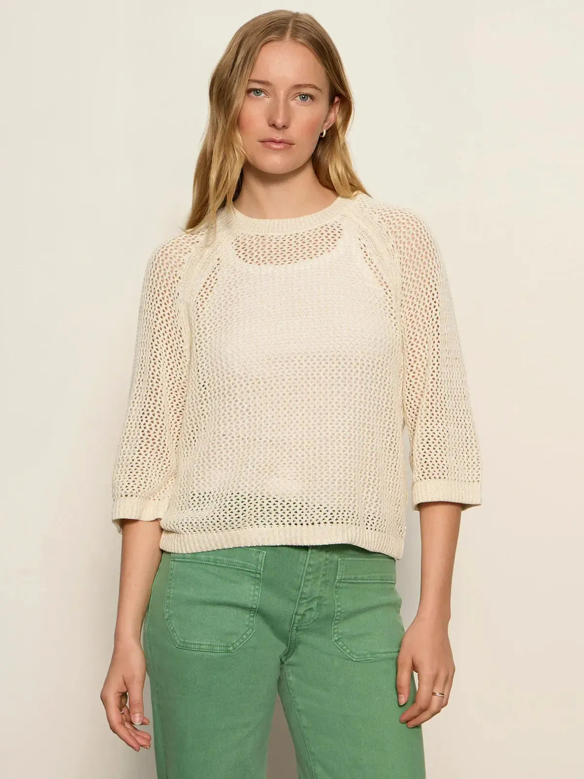 Sanctuary Metallic Sweater Tee - Collagen-Hand In Pocket