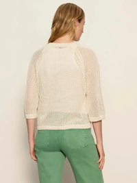 Sanctuary Metallic Sweater Tee - Collagen-Hand In Pocket
