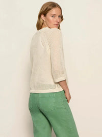 Sanctuary Metallic Sweater Tee - Collagen-Hand In Pocket