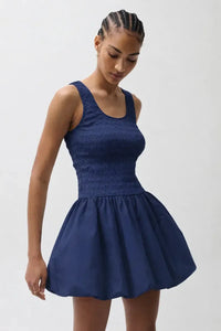Pistola Ilona Dress - Peacoat-Hand In Pocket