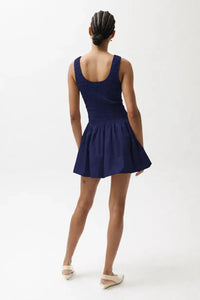 Pistola Ilona Dress - Peacoat-Hand In Pocket