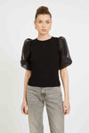 Caballero Alina Top- Black-Hand In Pocket
