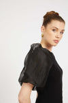 Caballero Alina Top- Black-Hand In Pocket