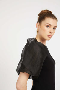 Caballero Alina Top- Black-Hand In Pocket