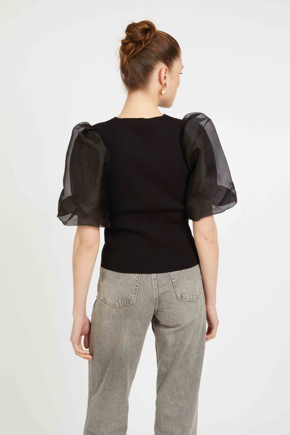 Caballero Alina Top- Black-Hand In Pocket