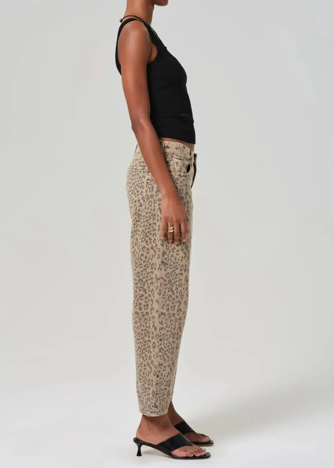 Citizens of Humanity Miro Jean - Nat. Cheetah-Hand In Pocket