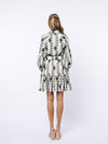 Ciebon Jasper Mini Dress - White Multi-Hand In Pocket
