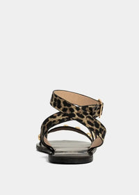 Shu Shop Daphne Sandal- Leopard-Hand In Pocket