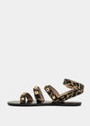 Shu Shop Daphne Sandal- Leopard-Hand In Pocket