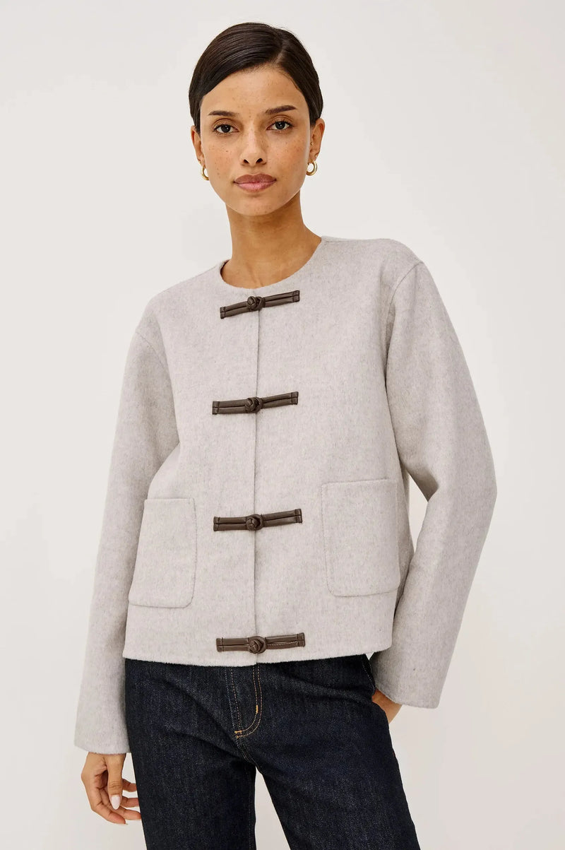 Rails Deidre Jacket - Heather Oat-Hand In Pocket