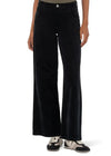 KUT Meg High Rise Fab Ab Wide Leg Corduroy - Black