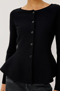 Rails Diane Fine Knit Cardigan - Black-Hand In Pocket