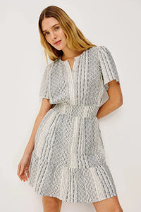 Rails Didi Dress - Striped Eyelet-Hand In Pocket