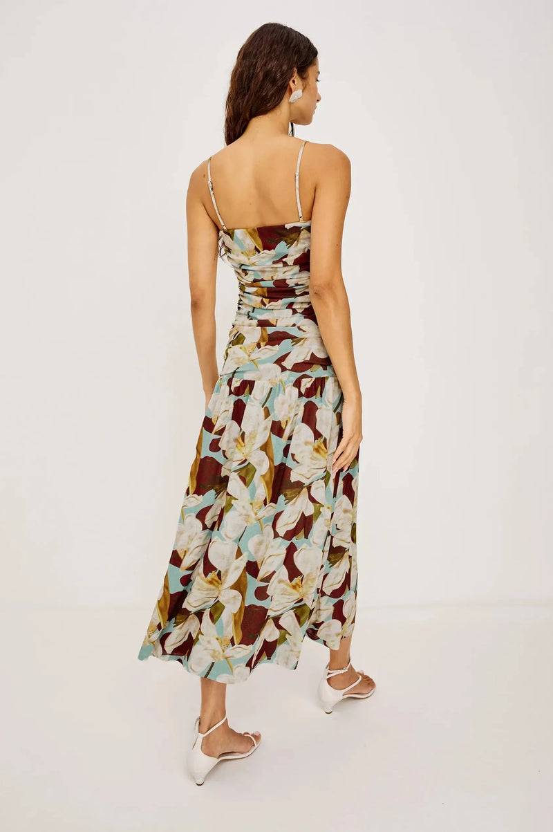 rails maxi dress Dolly in Plumeria Milla Women's Sheer Sleeves 48 (Measured from size Women Charm Suggested Age:Mom XXL