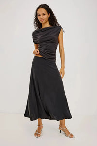 Rails Domnic Off Shoulder Top - Ash-Hand In Pocket