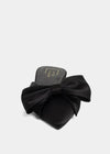 Shu Shop Dorothy Flat Bow Mule-Black-Hand In Pocket