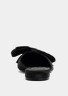 Shu Shop Dorothy Flat Bow Mule-Black-Hand In Pocket